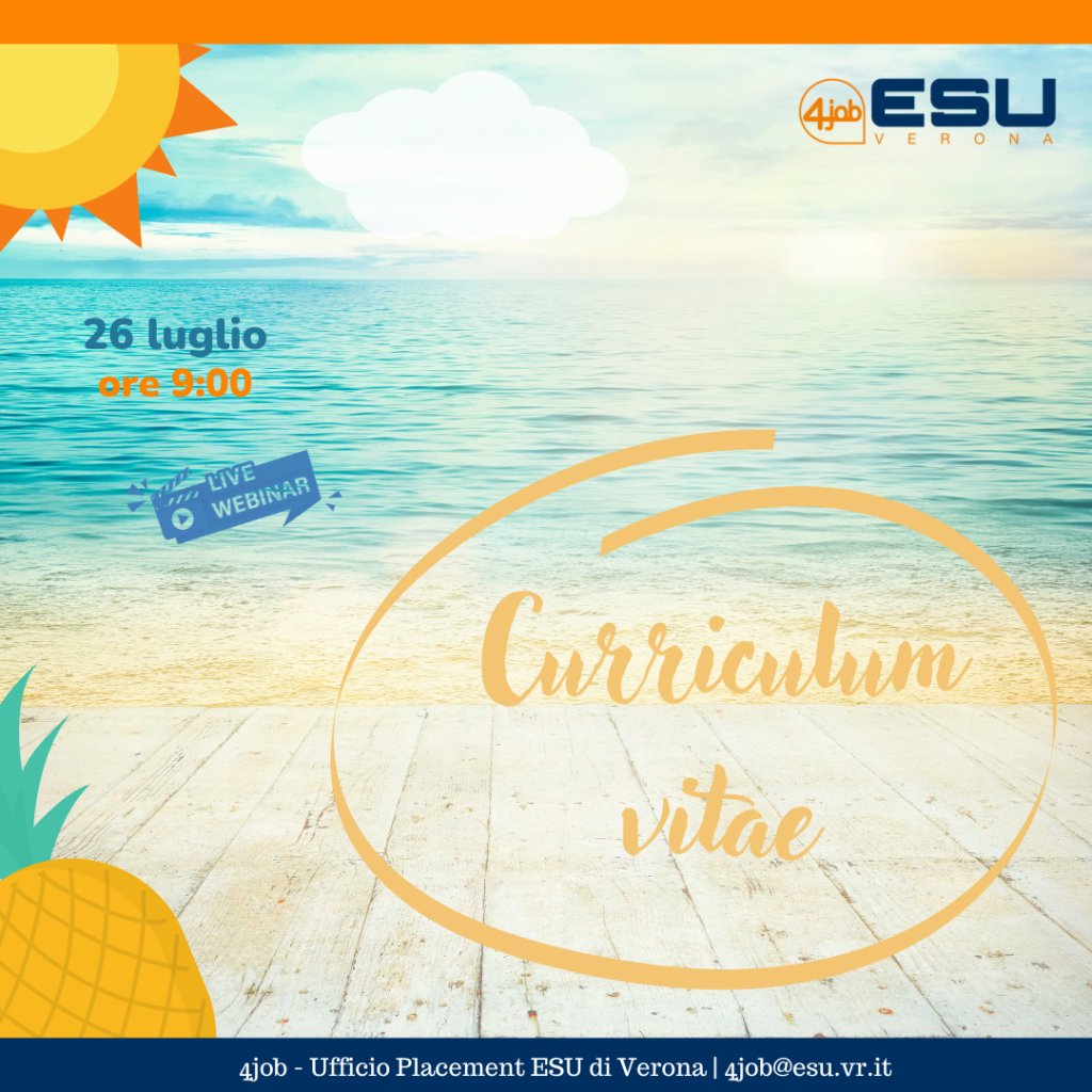 Summer edition | Curriculum vitae 