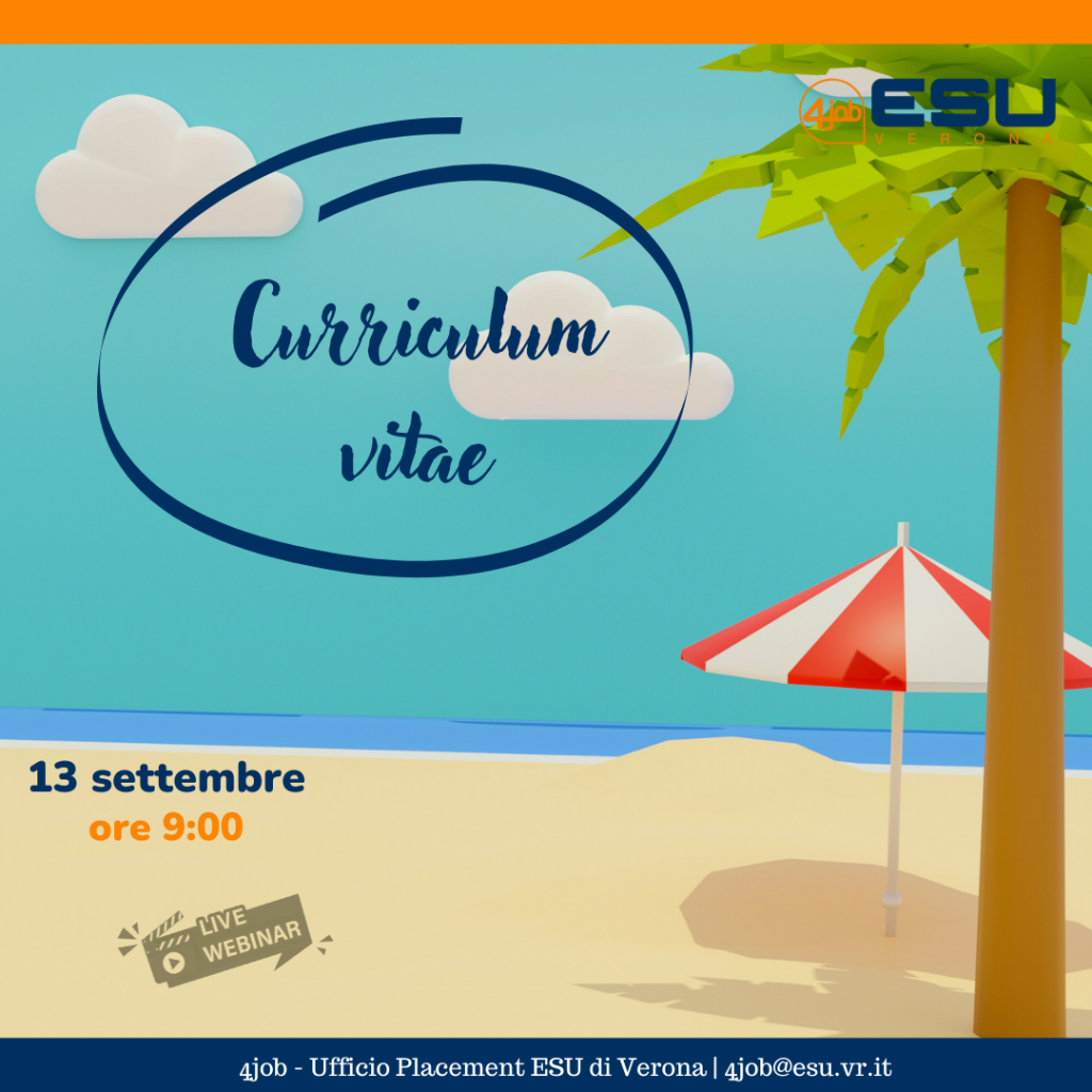 Summer edition | Curriculum vitae