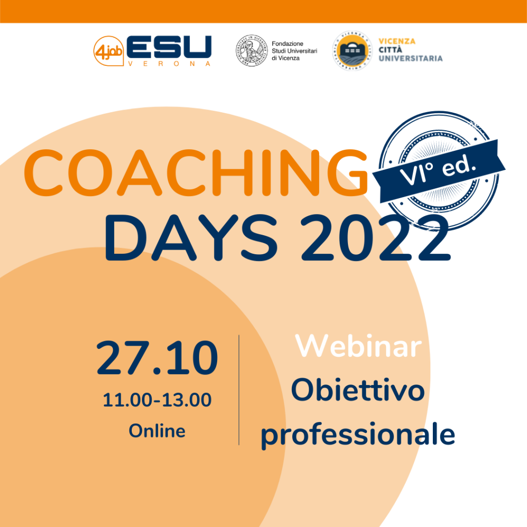 Coaching Days FSU | VI Edizione | Obiettivo professionale 