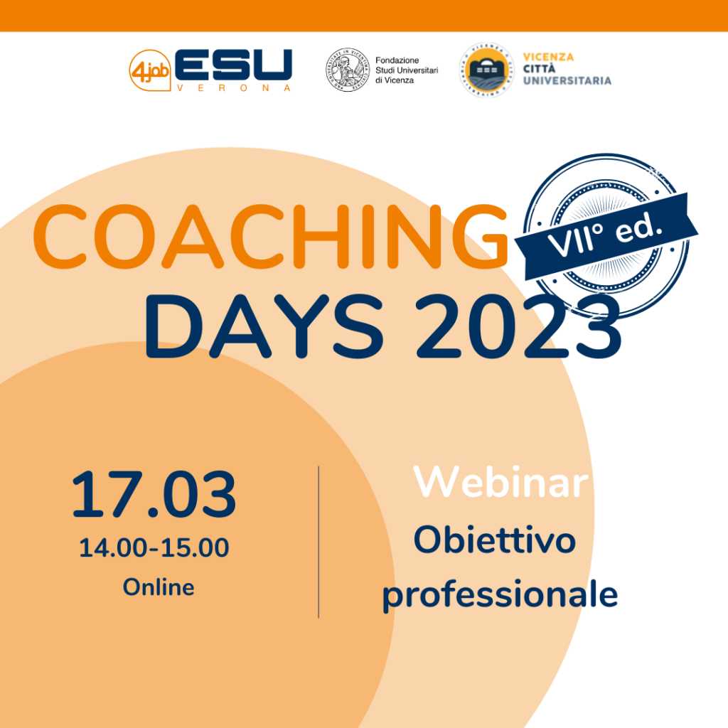 Coaching Days FSU | VII Edizione | Obiettivo professionale