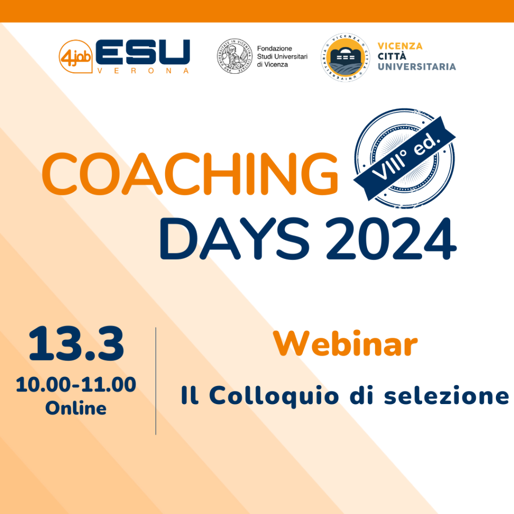 Coaching Days FSU | VIII Edizione | Il Colloquio di selezione  